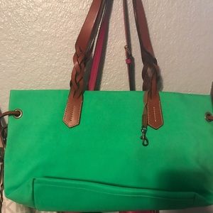 Authentic Dooney and Bourne beautiful green purse